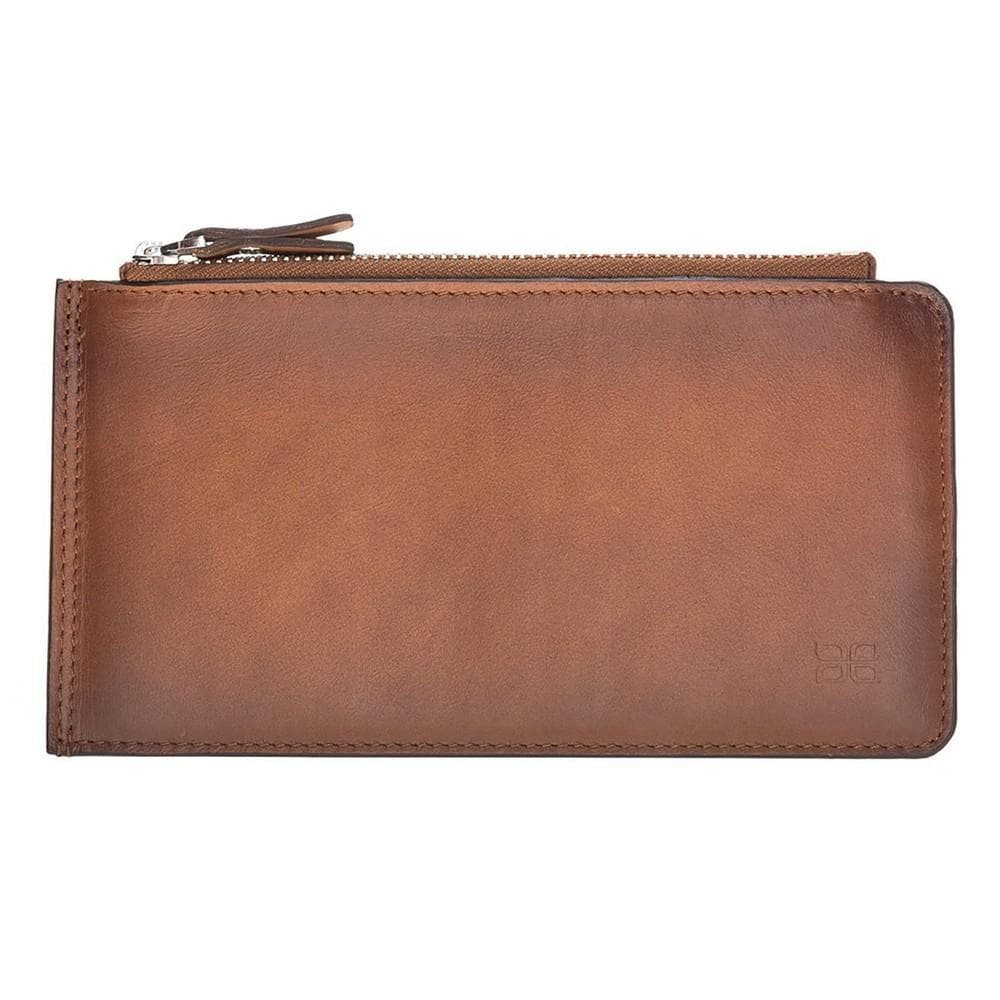Wallet V Wallet Universal Leather Phone Wallet - Rustic Tan with Effect Bouletta Shop