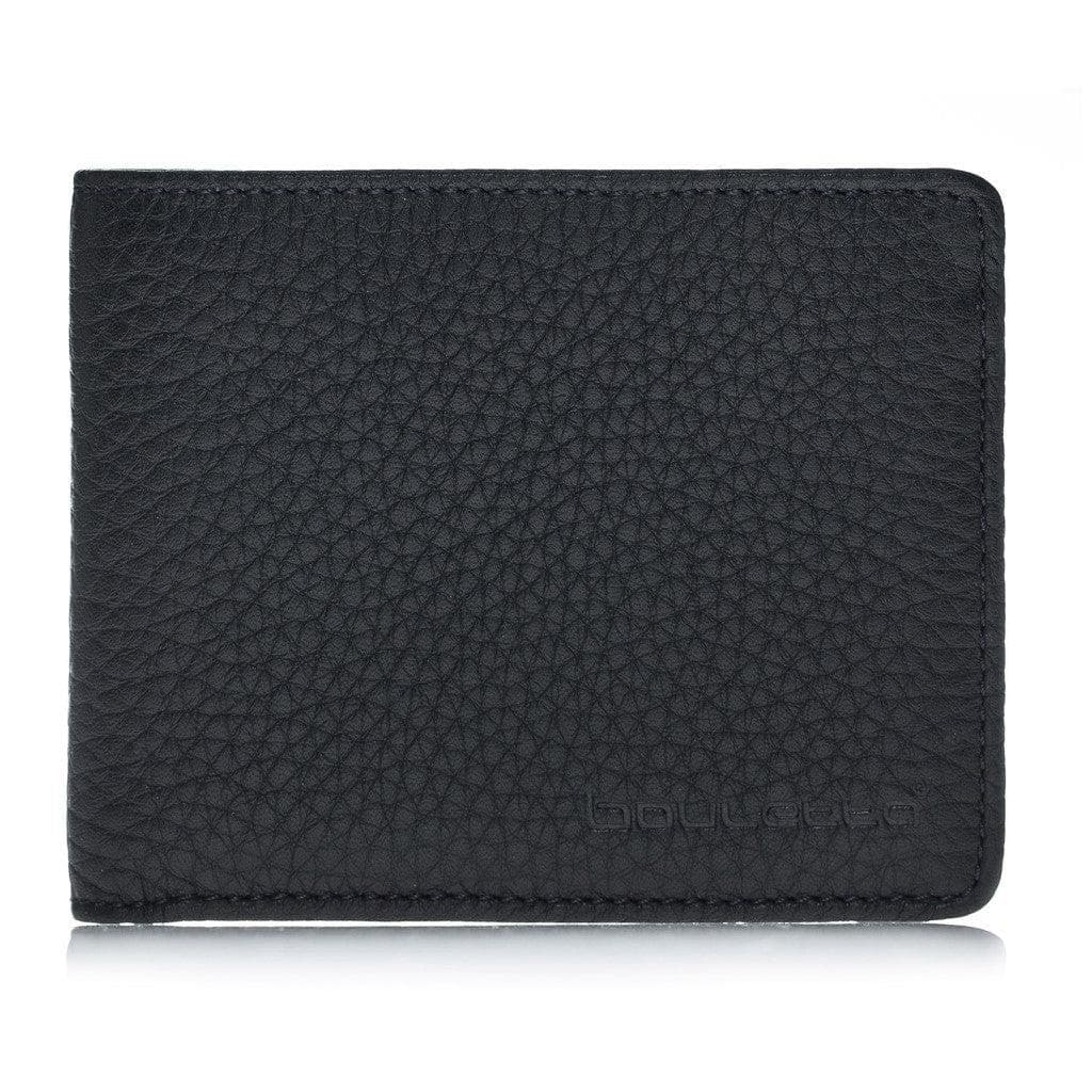 Pier Handmade and Personalised Genuine Leather Wallet for Men's Floater Dark Blue Bouletta LTD