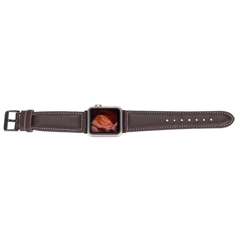 Watch Band Leather Apple Watch Bands - NM1 Classic Stitched Bouletta Shop