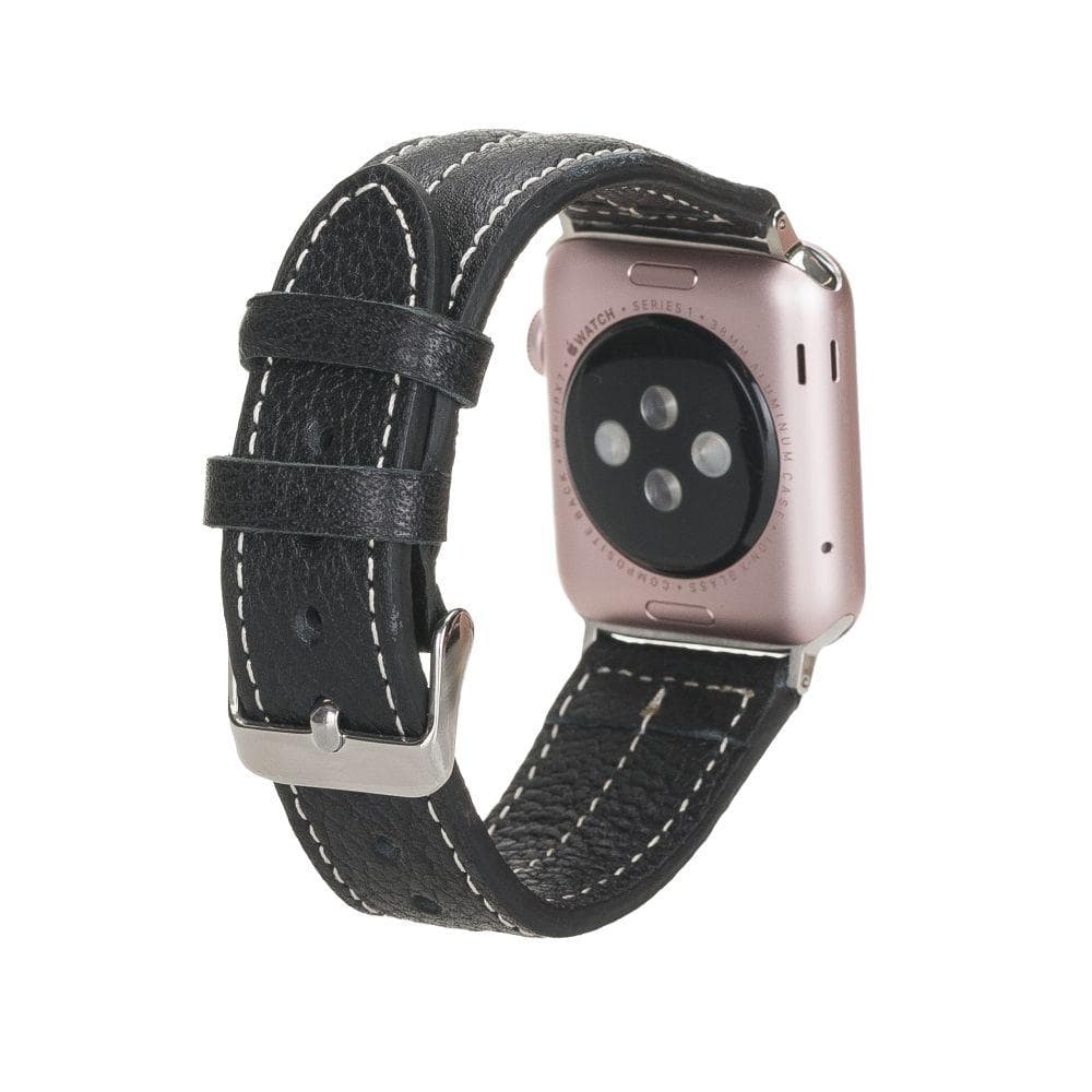 Watch Band Leather Apple Watch Bands - NM3 Classic Stitched Bouletta Shop