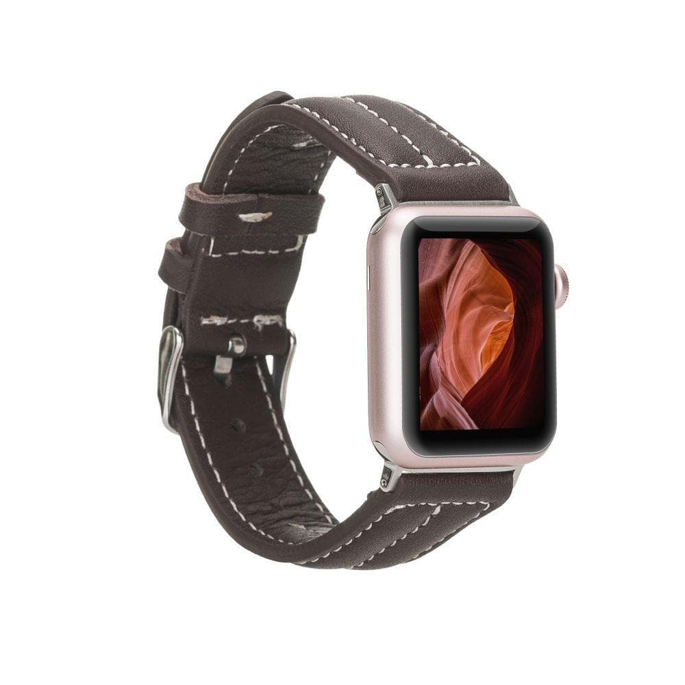 Watch Band Leather Apple Watch Bands - NM3 Classic Stitched Bouletta Shop