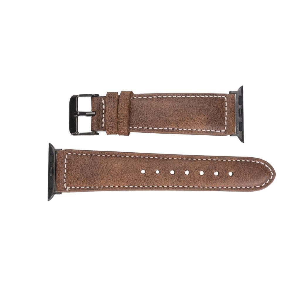 Watch Band Leather Apple Watch Bands - NM4 Classic Stitched Bouletta Shop
