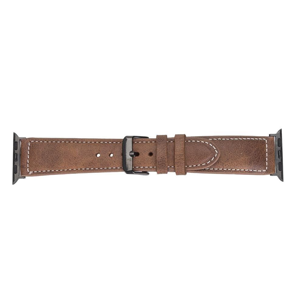 Watch Band Leather Apple Watch Bands - NM4 Classic Stitched Bouletta Shop