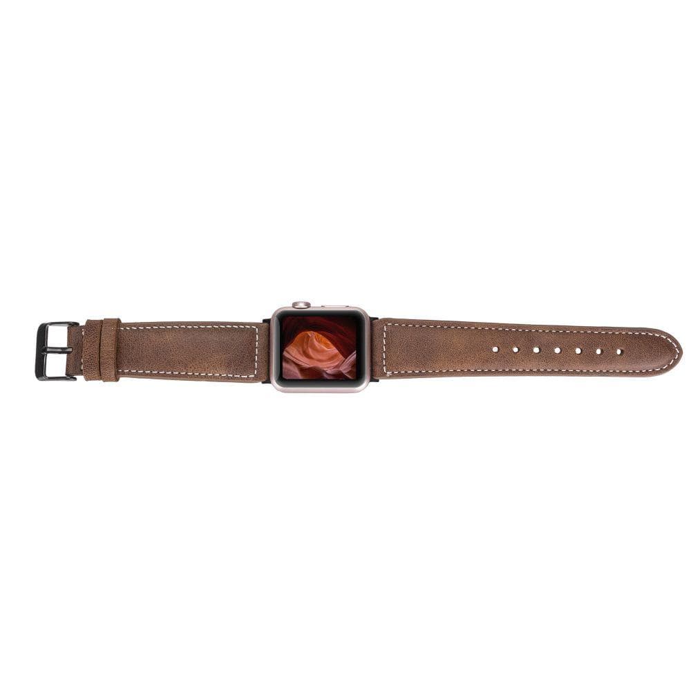 Watch Band Leather Apple Watch Bands - NM4 Classic Stitched Bouletta Shop