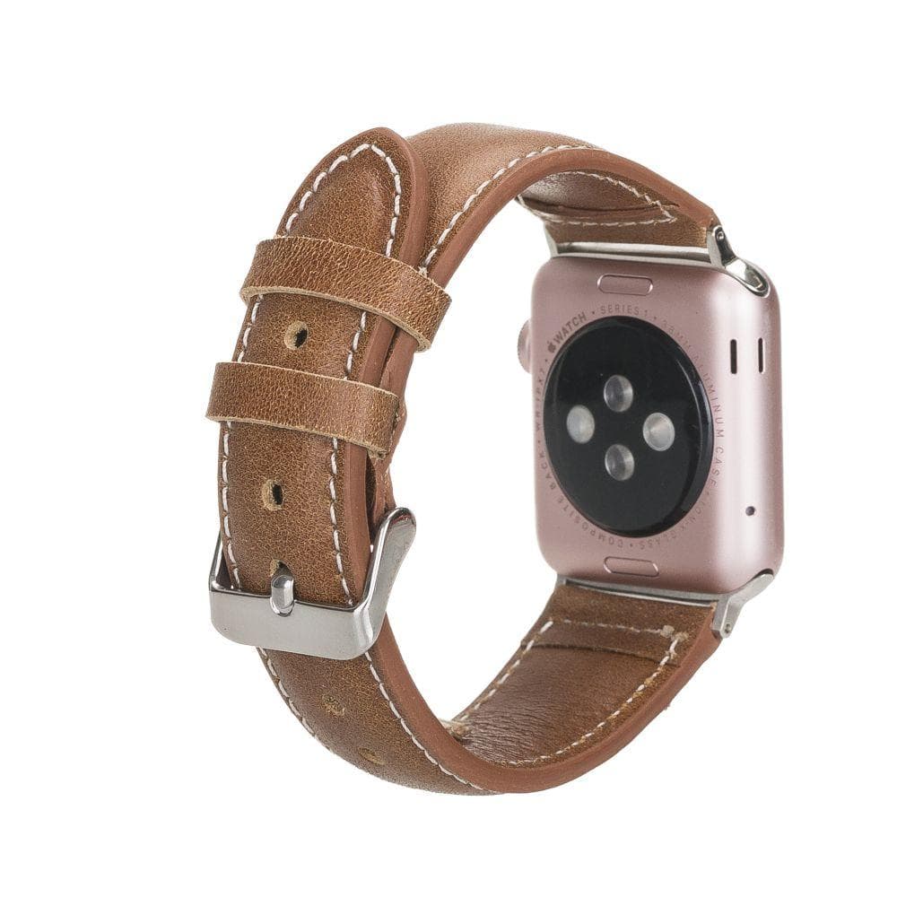 Watch Band Leather Apple Watch Bands - NM4 Classic Stitched Bouletta Shop