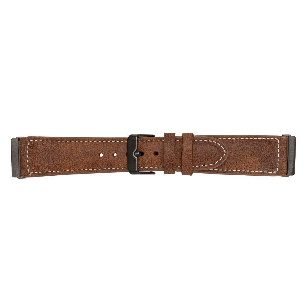 Watch Band Leather Fitbit Watch Bands - NM4 Classic Stitched Bouletta Shop