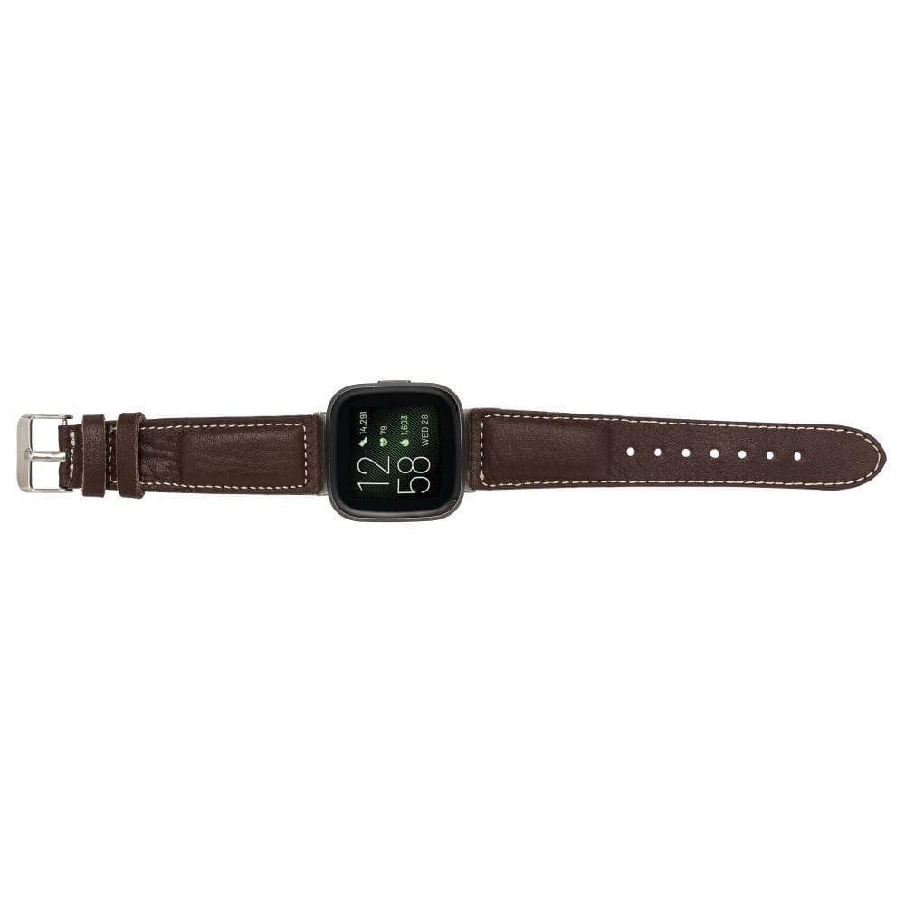 Watch Band Leather Fitbit Watch Bands - NM4 Classic Stitched Bouletta Shop