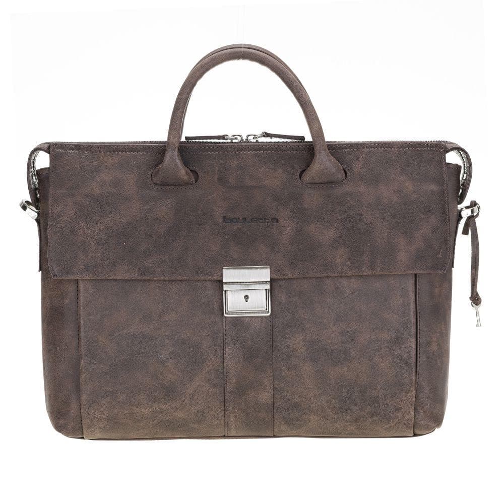 Wizard Leather Briefcase Tiguan Brown Bouletta Shop