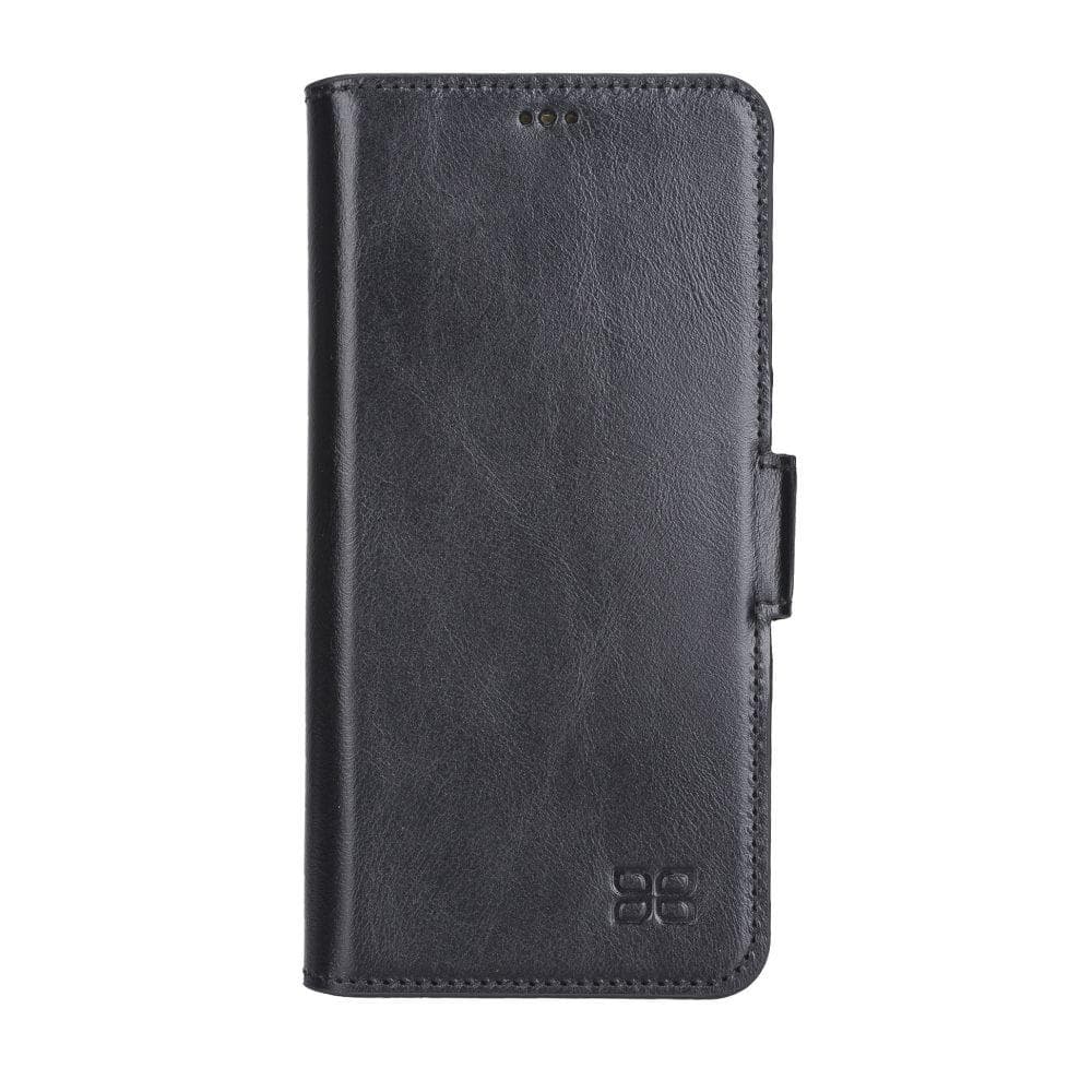 Xiaomi Mi Note 10 Lite Leather Wallet Case  - Rustic Black Bouletta Shop