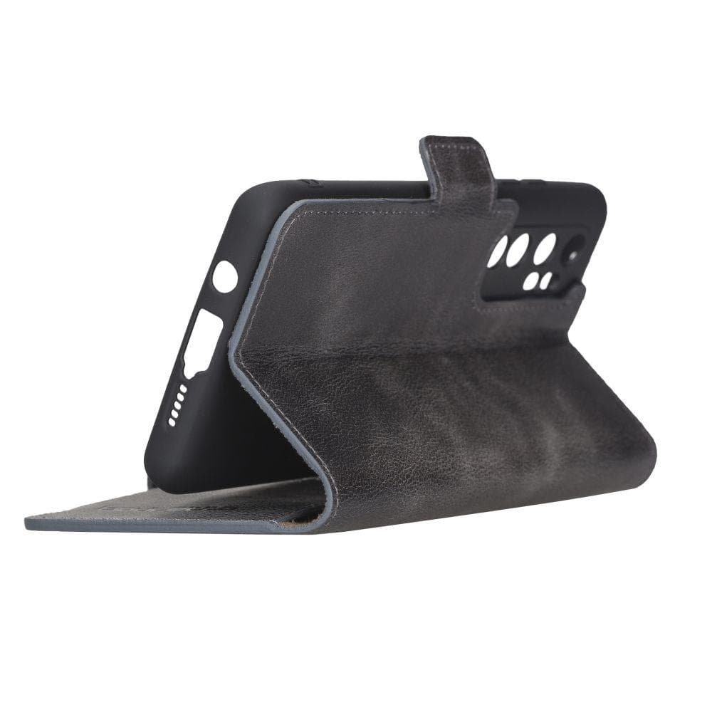 Xiaomi Mi Note 10 Lite Leather Wallet Case  - Tiguan Grey Bouletta Shop