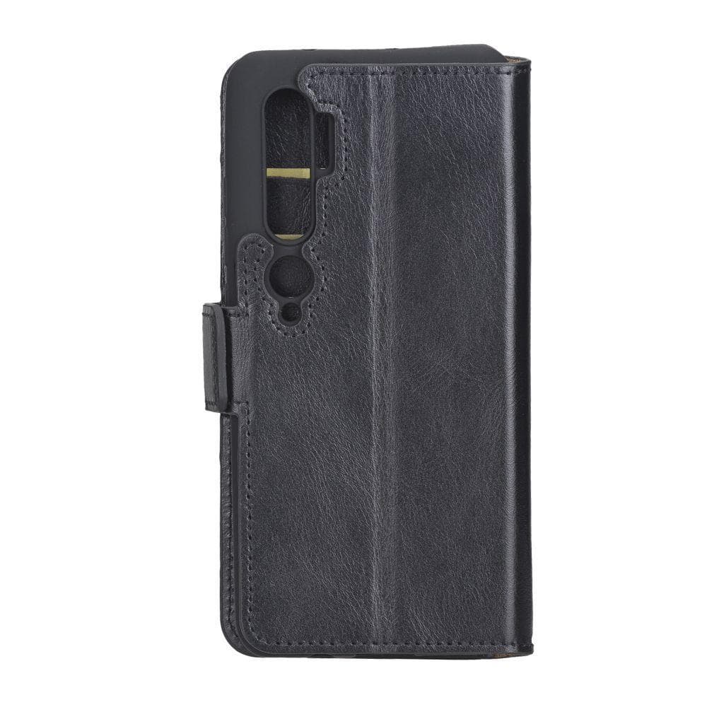 Xiaomi Mi Note 10 & Pro Leather Wallet Case with ID Slot - Black Bouletta Shop