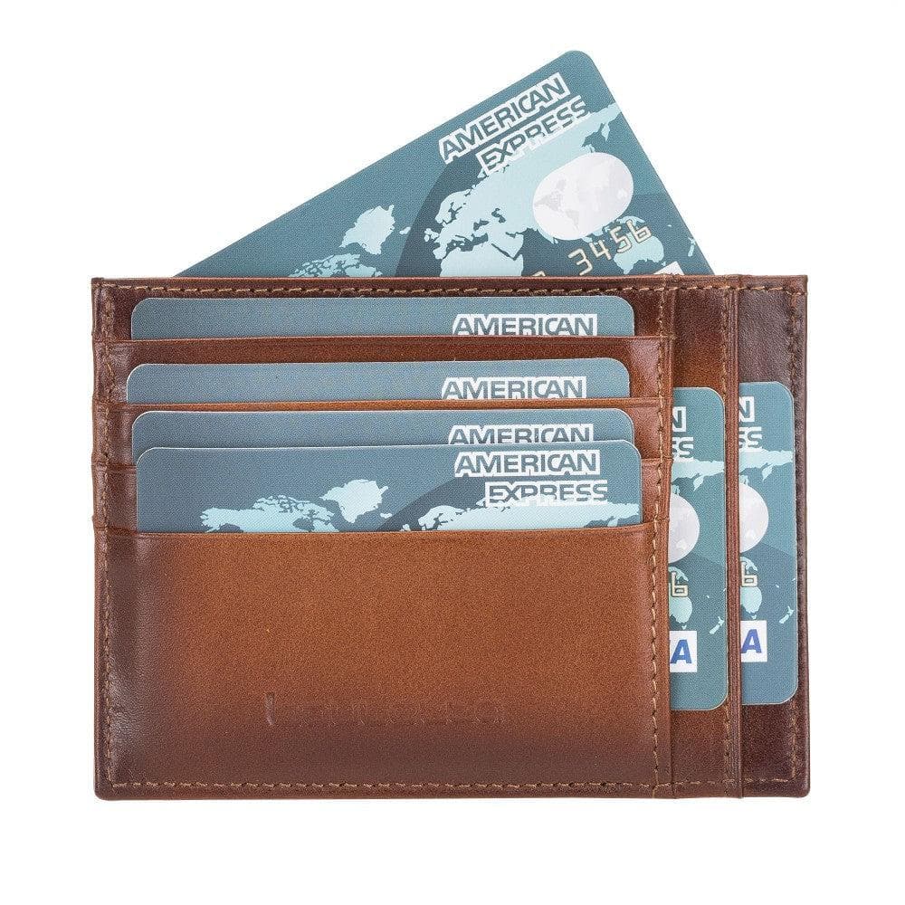 Zip Leather Card Holder Bouletta