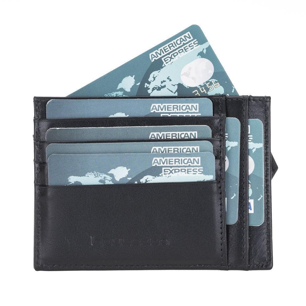 Zip Leather Card Holder Bouletta