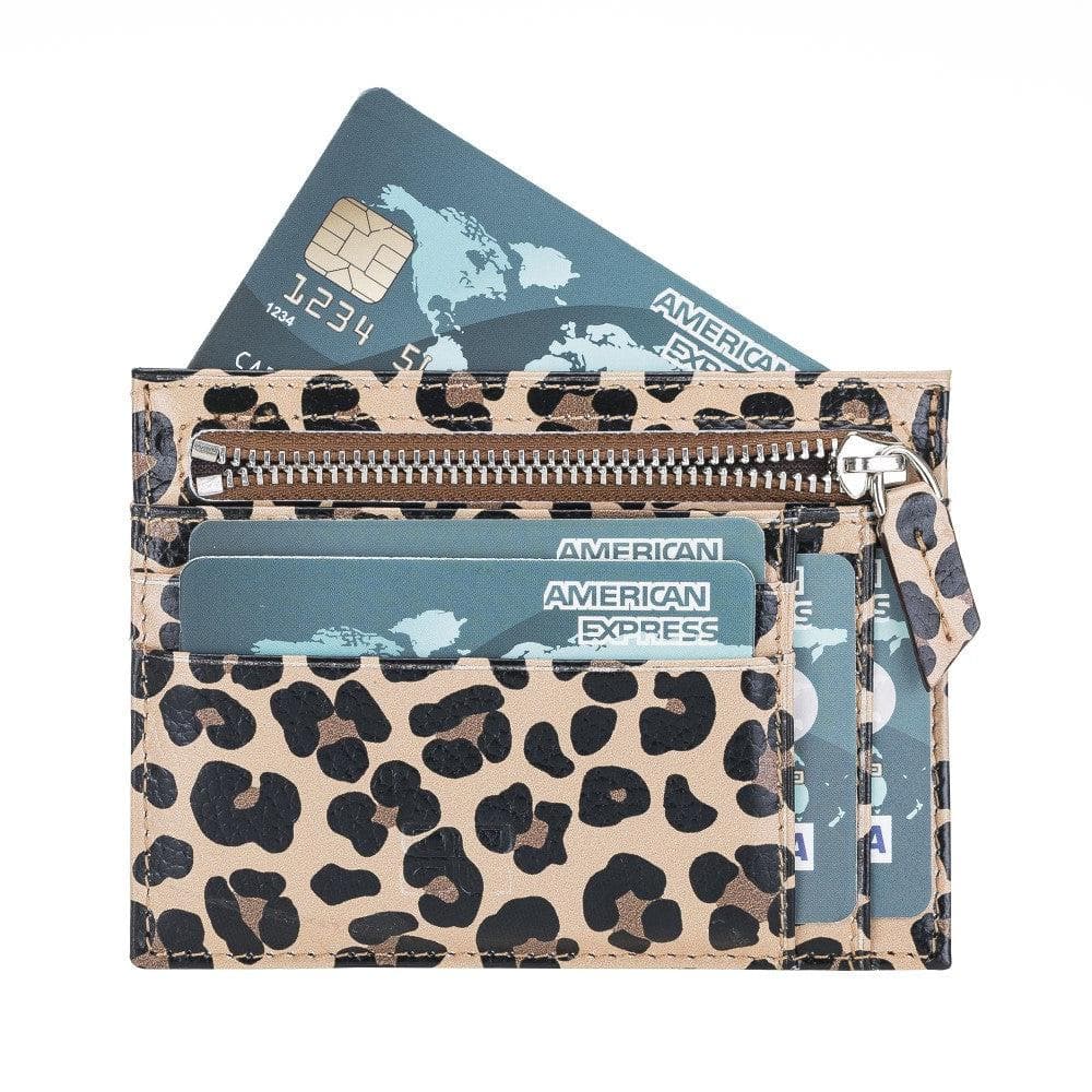 Zip Leather Card Holder Bouletta
