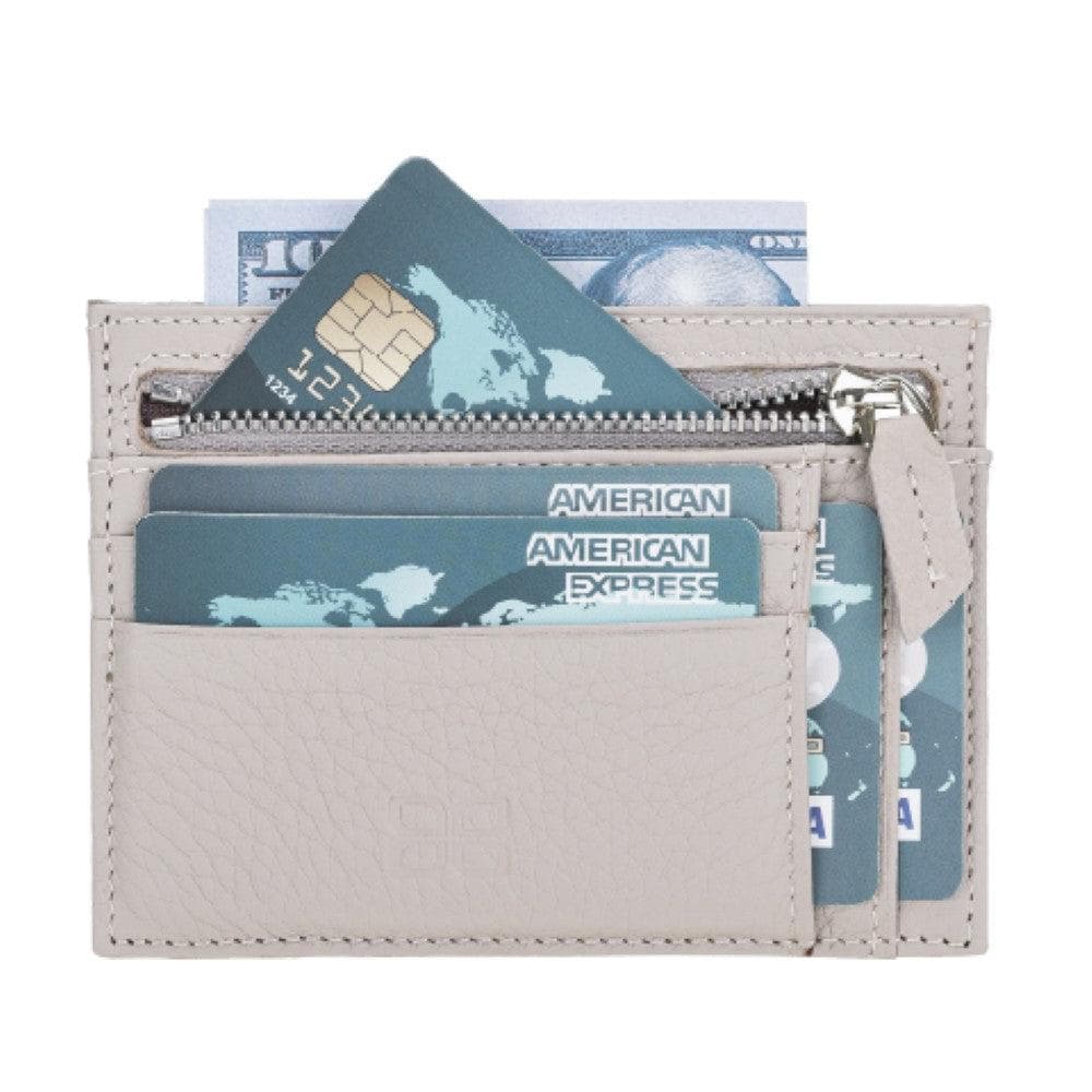 Zip Leather Card Holder Bouletta