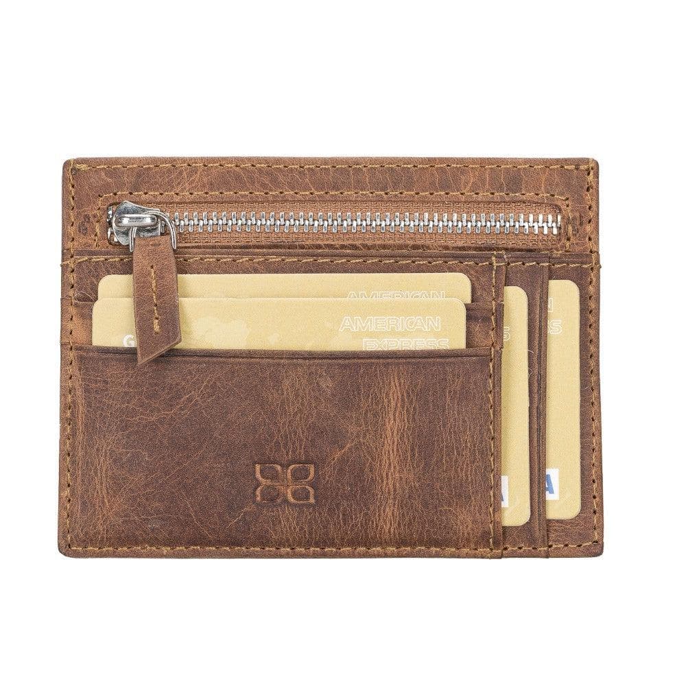 Zip Leather Card Holder TN3 / Leather Bouletta LTD